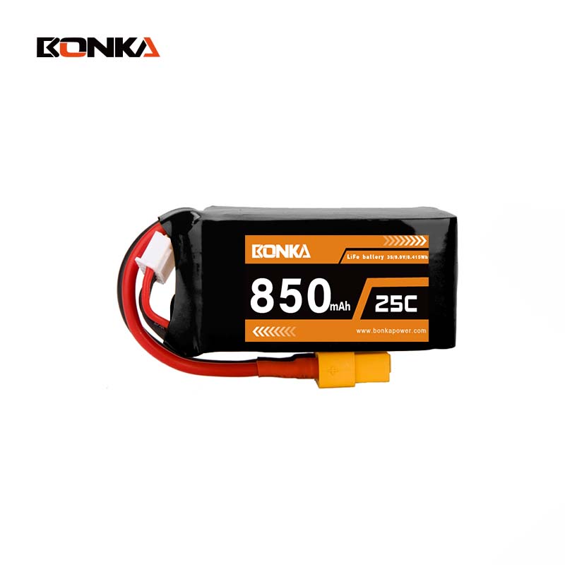 BONKA 850mAh 25C 3S LiFe Battery
